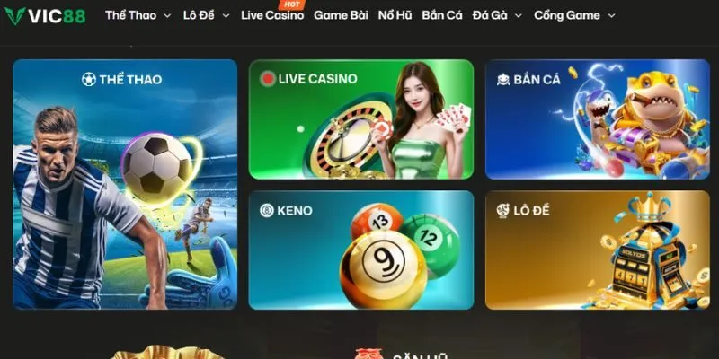 Vic88 - Nhà Cái Quốc Dân Với Nhiều Sản Phẩm Chất Lượng Cao